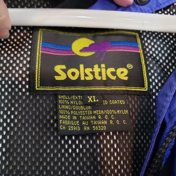 Solstice Microshed Men's XL Hooded Blue and Black Jacket - Picture 2 of 11